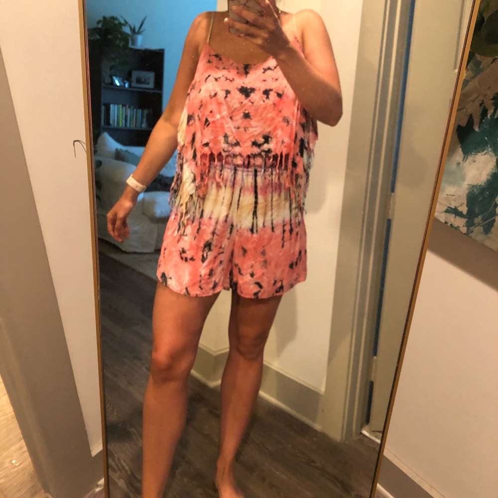 Tie dye romper